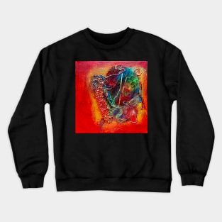 Oriental Woman caught in The Net Crewneck Sweatshirt